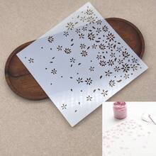 2026 Novo Estêncil Reutilizável para Artesanato com Padrões Florais, Animais e Palavras em Alemão para Fazer Cartões DIY, Scrapbooking e Diários - LY0027 - Visão 13