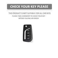 Car Key Cover Keychain Suitable For Aygo, Yaris, Highlander, Camry, RAV4, Fortuner, Hilux, Auris, Corolla, Avensis And Other Models Car Remote Key Box Protective Shell Pendant - Grey TPU - View 3