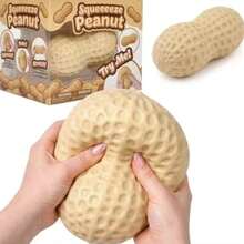 Peanut Stress Ball, Crunchy Squeeze Ball, Soft Touch, Squeezable Toy, ASMR Sensory Stress Relief Toy, Adult Version, Birthday Gift, Holiday Gift, Perfect Gift - Multicolor - View 3