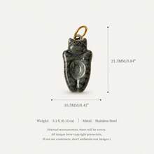 1pc New Animal Pendant, Exquisite Cartoon Style, 18K Gold PVD Plated 316 Stainless Steel Material, Waterproof And Fade-Resistant, Suitable For DIY Creative Necklace, Bracelet, Earrings, Bag Chain, Keychain, Waterproof And Sweat-Resistant, Suitable For Daily Casual Wear - Multicolor - View 20
