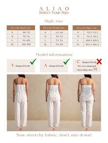 Aliao Laser Cut Multi-Circle Tassel Spaghetti Strap Top With Detachable Straps - White - View 7