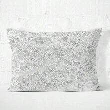 Children's 50*70cm Coloring Pillowcase Graffiti Long Pillow Parent-Child Activity DIY Hand-Painted Throw Pillow Cover - Multicolor - View 25