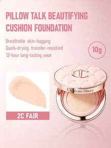 Charlotte Tilbury Pillow Talk 美顏氣墊底妝 #2C Fair Color 12g/0.42 Oz | 靈感來自粉色光芒的 Pillow Talk 濾鏡效果 | 絲滑柔順、健康光澤 + 平滑第二層肌膚妝感 - 2C - 12g - 查看 1