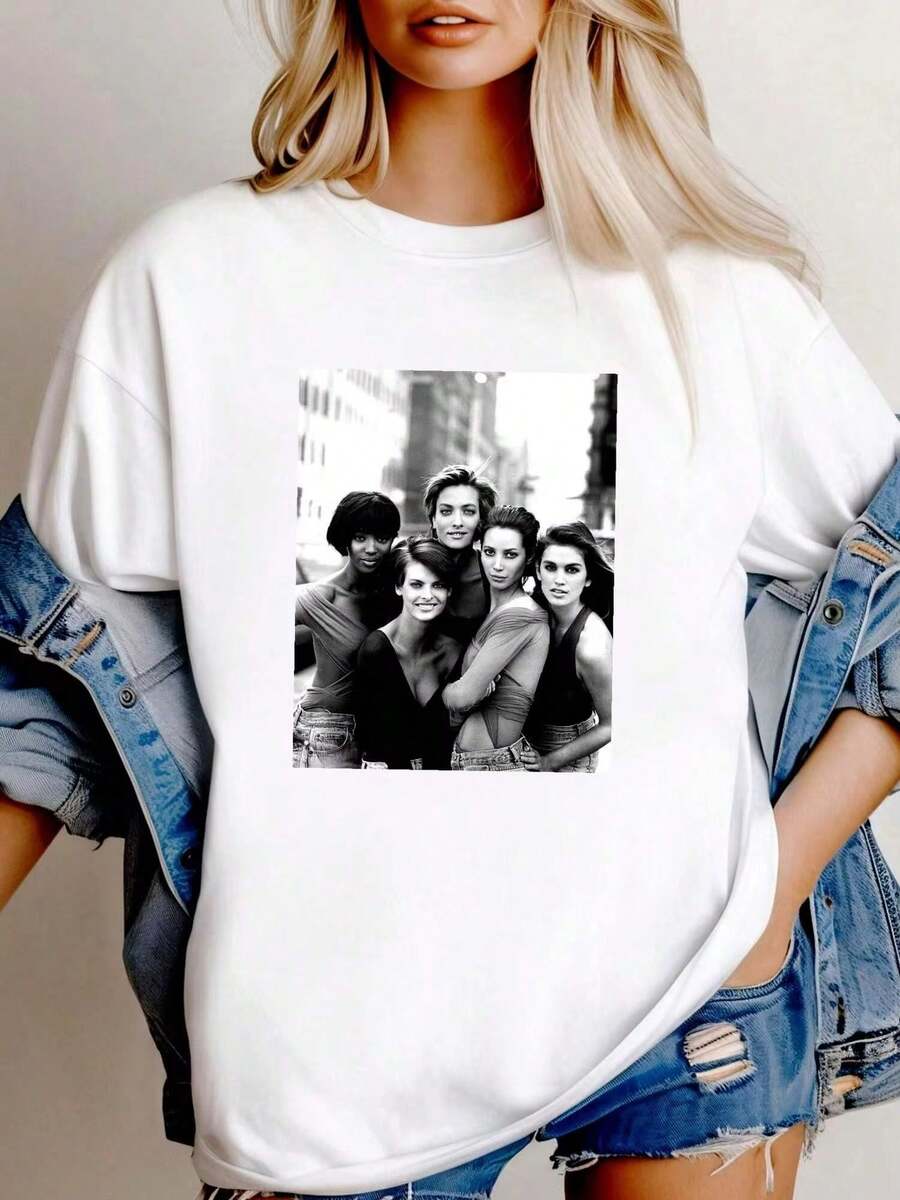 Women T-Shirts - 白色 - 查看 1