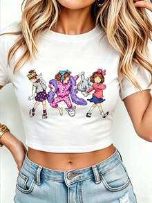 Junie B Teacher Shirt Junie B Jones Kindergarten Teacher T-Shirt Teacher Life T-Shirt Teacher Gift Women Round Neck Printed Camisa Pink - 白色3 - 查看 7
