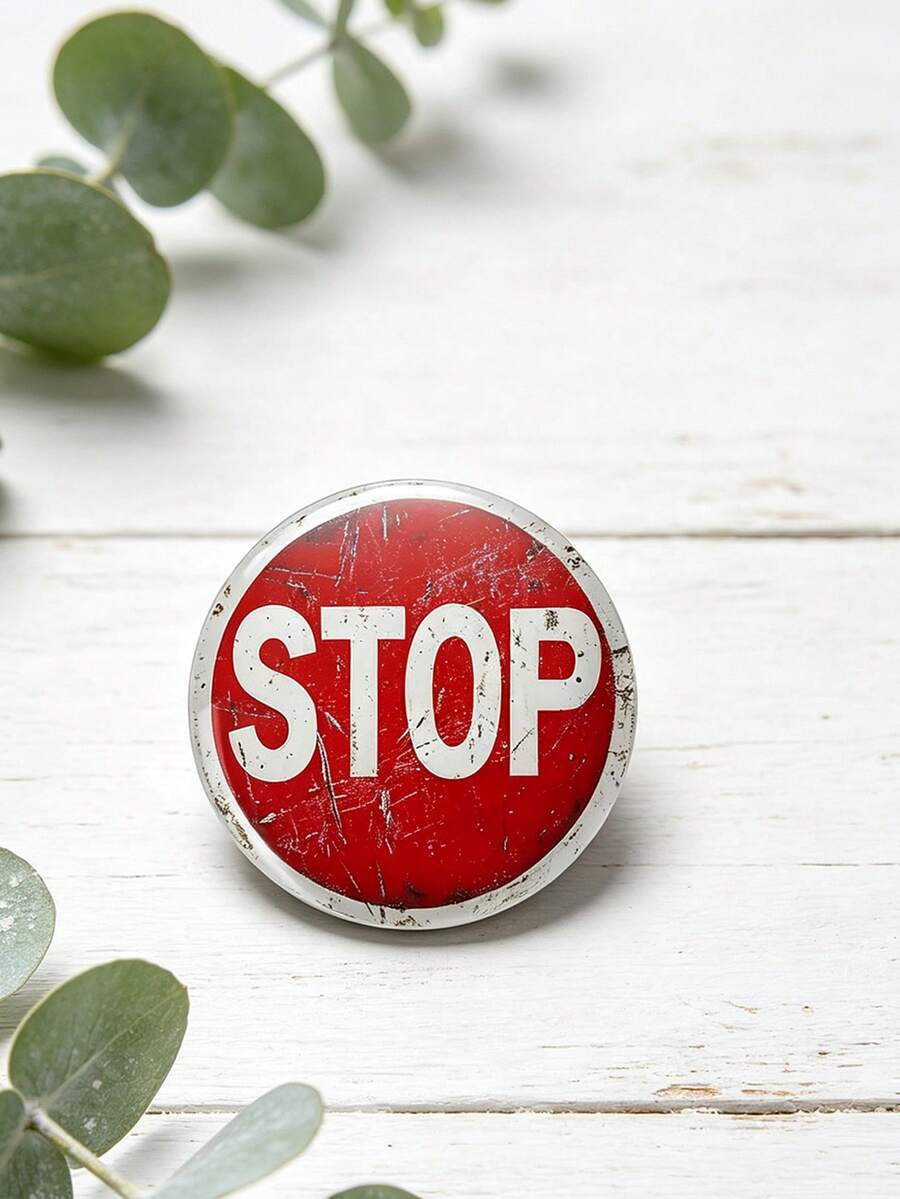 6/1pc Funny Pattern Brooch, Pin Brooch, Bag Charm, Clothing Accessory, Fun Gift For Friends, Family, Teachers And Classmates - Multicolor - View 1