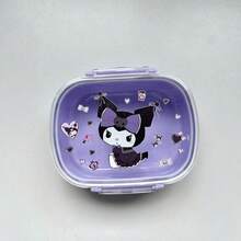 Kotak Bento Sanrio Kulomi yang Lucu, Kotak Bento Ringan untuk Camilan Buah dan Dim Sum, Kotak Makan Siang Ringan untuk Pelajar, Kotak Bento Kartun - MultiWarna - View 12
