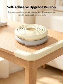 SafeEdge Self Adhesive Foam Edge Guard Strip, Soft Rubber Furniture Bumper Protector, Impact Resistant Table Corner Cushion, Wall & Desk Edge Cover For Home Indoor Furniture Surface Collision Protection - Multicolor - View 6