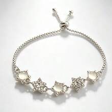 Fashionable Elegant High-End Star Bracelet, Adjustable Size, Versatile Accessory For Women, Daily, Casual, Vacation - Silver - View 5