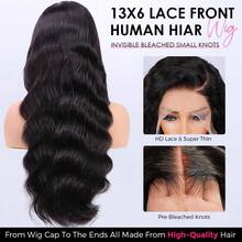 bling hair Body Wave 13x4 13x6 4x4 Lace Front Wigs Human Hair Pre Plucked 180% Density Glueless 6x4 9x6 5x5 Lace Closure Wigs Human Hair Natural Hairline Brazilian Human Hair For Women With Baby Hair - SNatural - 查看 6
