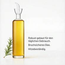 500 Ml Glass Oil Dispenser Designed To Avoid Drips And Spills, Fitted With Dedicated Pouring Spout. Convenient For Controlled Oil Pouring During Cooking, Simple To Rinse And Maintain For Long-Term Kitchen Use. - View 4
