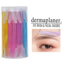 5/10/20/30/40 piezas Tijeras de acero inoxidable para cejas, condones, tijeras de mango largo, tijeras para cejas, herramientas de belleza para recortar y arreglar cejas, herramientas exfoliantes y exfoliantes, área del bikini, maquinillas de afeitar, herramientas exfoliantes de precisión - Multicolor - Ver 2