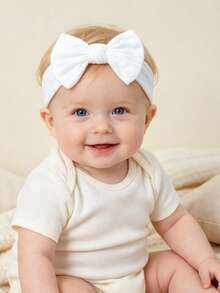 6pcs Soft Comfortable Nylon Bow Baby Headbands, Macaron Color Series Children's Headbands, Suitable For Daily Wear - Multicolor - View 7