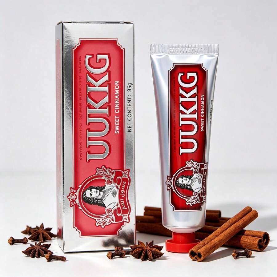 UUUKG 草本牙膏 85g – 深層去漬、清新口氣、舒緩牙齦,5種口味 - 肉桂 - 查看 1