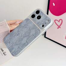 1 buah Casing Ponsel Pelindung Lembut Anti-Jatuh Klasik Motif Leopard dengan Elemen Emas dari Kulit PU, Kompatibel dengan Apple 17Pro/17/Air/17Promax/11/12/13/14/12 Pro Max/16 Pro/15 Series, Perlindungan Lensa, Hadiah Liburan - MultiWarna - View 5