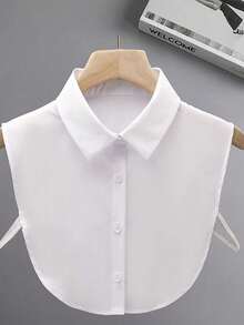 1/2pcs Detachable Fake Collar, Men's Half Shirt False Collar, Popular Men's Accessory - Multicolor - View 7