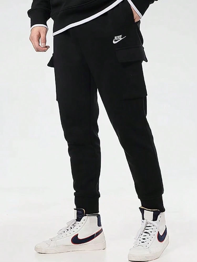 Nike Sportswear Club French Terry Men's Joggers - Black - View 1