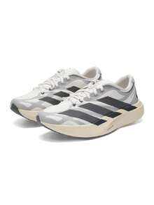 Adidas Men's Running Shoes ADIZERO EVO SL M 26 Summer New Racing Training Road Running Shoes KJ0430 - Bright White/Graphite Black/Light Gray - View 8