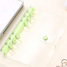 PVC Loose Leaf Binder A5/A6/A4 Transparent Notebook Cover School Supplies - Clear - View 17