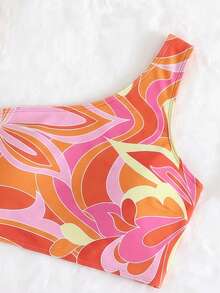 Women's Bikini Halter Tie 2-Piece Swimsuit Set, Fresh & Sexy Beach Vacation Style, 2026 Spring/Summer - Multicolor - View 4