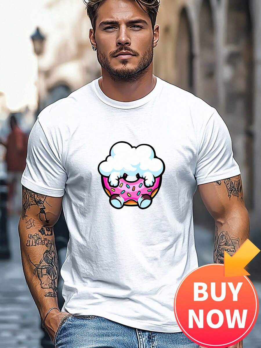 Men Outdoor Tees & Tanks - 白色 - 查看 1