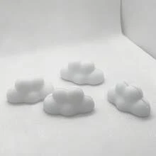 4 buah Tempat Foto Berbentuk Awan, Penyangga Bingkai Foto Meja, Rak Pajangan Multifungsi, Cocok untuk Foto Instan, Kartu Pos, Kartu Nama, dan Catatan, untuk Dekorasi Meja di Rumah dan Kantor - Beraneka warna - View 12
