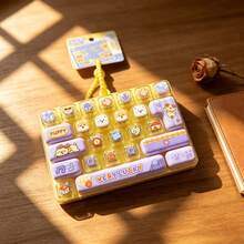 26 Mechanical Keyboard Keycaps Keychain Bag Charm Gift Party Favors / Home Decor / Classroom Must-Haves - Multicolor - View 4