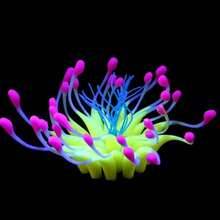 Soft Silicone Glow In The Dark Aquarium Coral Jewelry Soft Silicone And Realistic Color Change Glow In The Dark Creates Visual Effects That Are Easy To Place In The Aquarium Decoration - A - View 5