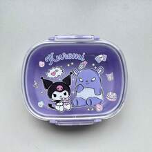 Kotak Bento Sanrio Kulomi yang Lucu, Kotak Bento Ringan untuk Camilan Buah dan Dim Sum, Kotak Makan Siang Ringan untuk Pelajar, Kotak Bento Kartun - MultiWarna - View 6