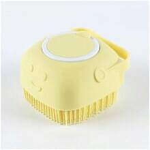 Soft Silicone Dog Bath Brush With Built-In Shampoo Dispenser, Gentle Massage Pet Grooming Brush For Dog Bathing And Cleaning, Ideal Gift For Dog Lovers - Multicolor - View 8