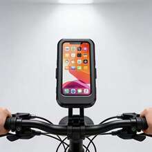 1PC Motorcycle Phone Holder, ABS Material, Telescopic, Suitable For Bicycle And Electric Scooter Navigation - Black - View 5