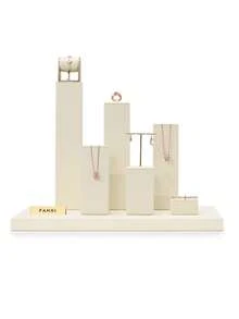 Oirlv Jewelry Metal Display Stand Set Watch And Bracelet Storage Stand Jewelry And Light Luxury Accessories Display Props - Beige - View 6