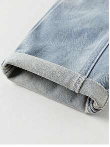 Boys' Denim Jeans Spring/Autumn 2026 New Style Loose Casual Straight Leg Long Pants - Light Wash - View 4