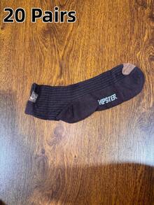 1/5/10 pares de calcetines de media caña para hombre marca SP, calcetines deportivos anti-olor y de absorción de humedad - Multicolor - Ver 37