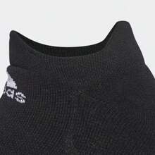 Kaos kaki olahraga kasual adidas, bergaya, serbaguna, warna polos, unisex, putih. - Hitam - View 5