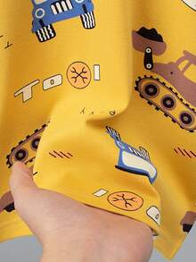 3 Sets Boys Cartoon Underwear Set Cute Print Medium Thick Long Sleeve Long Pants Loungewear Set Printed Autumn Top And Bottom - Multicolor - View 6