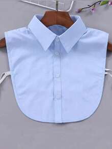 1/2pcs Detachable Fake Collar, Men's Half Shirt False Collar, Popular Men's Accessory - Multicolor - View 4