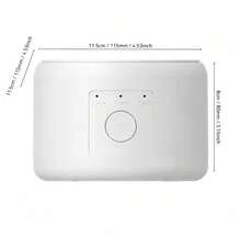 SOKANY Pembersih Gigi Tiruan Portabel, Mesin Pembersih Multifungsi, Timer Pembersih 3 Tingkat (3/5/10 Menit), Pembersihan Kerak 360° 3D, Dapat Diisi Ulang USB (Baterai Lithium 500mAh), Cocok Untuk Kacamata/Gigi Tiruan/Perhiasan, dll. - Putih - View 12