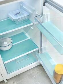 防水冰箱內襯墊 防潮墊 適用於冷凍庫玻璃層架、櫥櫃、抽屜 耐油 可水洗 易清潔 防滑 冰箱墊 學校 辦公室 家用 旅行 露營配件 廚房必需品 - 多色 - 查看 2
