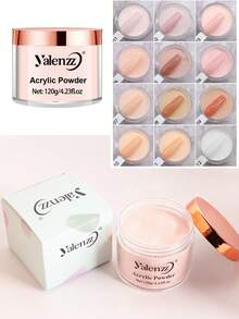 120g Acrylic Nail Powder, 12 Colors Available, For Nail Extension, 3D Nail Art, Home DIY And Salon Use - Multicolor - View 1