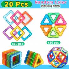 Children's Magnetic Building Blocks Set - Creative DIY Assembly Toy, Enhances Hand-Eye Coordination, Promotes Brain Development, Suitable For Boys And Girls, STEM Creative/Educational Toy, Suitable For 3-6 Years Old Children, Holiday Birthday Gift - Multicolor - View 12