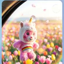 Care Bears 20cm獨角獸絨毛吸盤裝飾品，萬聖節美學懸掛裝飾，適用車內、牆面、窗戶，柔軟填充節日禮物 - 彩色 - 查看 11