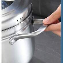 Stainless Steel Steamer Home Use 2026 New Model Glass Lid Soup Pot One-Piece Steamer Rice Cooker - View 8