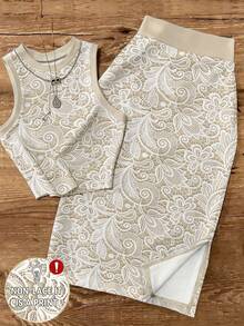 Khaki Lace