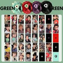 C ORTIS GREENGREEN Album Plush Monster Photo Cards, C ORTIS 2nd EP "GREENGREEN" Official Lomo Photo Cards, James, Juhoon, Seonghyeon, Keonho Photo Cards, Suitable For Album Unboxing Collection, Scrapbooking, Offline Concert Fan Exchange, Essential Collection For C ORTIS Group Fans, Solo Fans, Monster Merchandise Enthusiasts. Halloween Gift, Christmas Gift, Party Gift - Multicolor - View 2