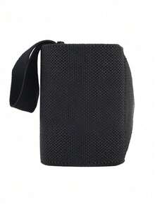 SUJAYU Wrist Support Band 1pc Weightlifting Wrist Strap Wrist Support Band Wrist Weight Strap Carpal Tunnel Syndrome Wrist Support Fitness Training Wrist Support Men's Fitness Accessory (Black) - A - View 6