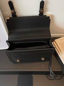 Fashionable Versatile College Style Handbag - Black - View 9
