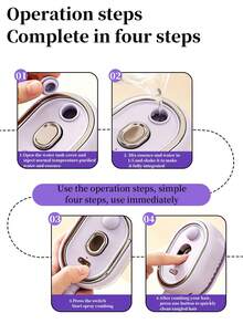 300mAh Electric Mist Cushion Hairbrush, Mist Hair Care Scalp Massage Comb, Easy To Clean Anti-Tangle Comb, Reduce Static, Smooth And Voluminous - View 5