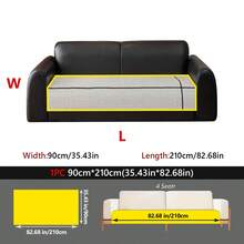 1pc Solid Woven Bubble Fabric Couch Pad With Black Rickrack Trim, Soft Breathable Neutral Tone Decorative Sofa Slipcover For Modern Minimalist Living Room - Beige - View 17