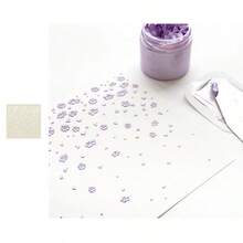 2026 Novo Estêncil Reutilizável para Artesanato com Padrões Florais, Animais e Palavras em Alemão para Fazer Cartões DIY, Scrapbooking e Diários - LY0027 - Visão 7